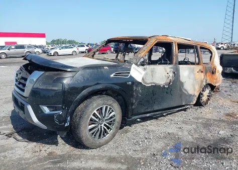2021 Nissan Armada Sl from USA, damaged, VIN JN8AY2BAXM9371655